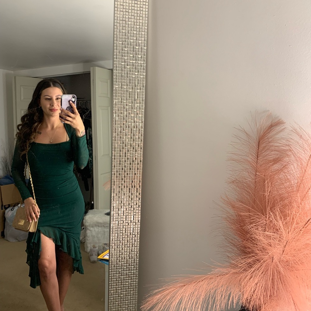 Elegant Green Women's Dress